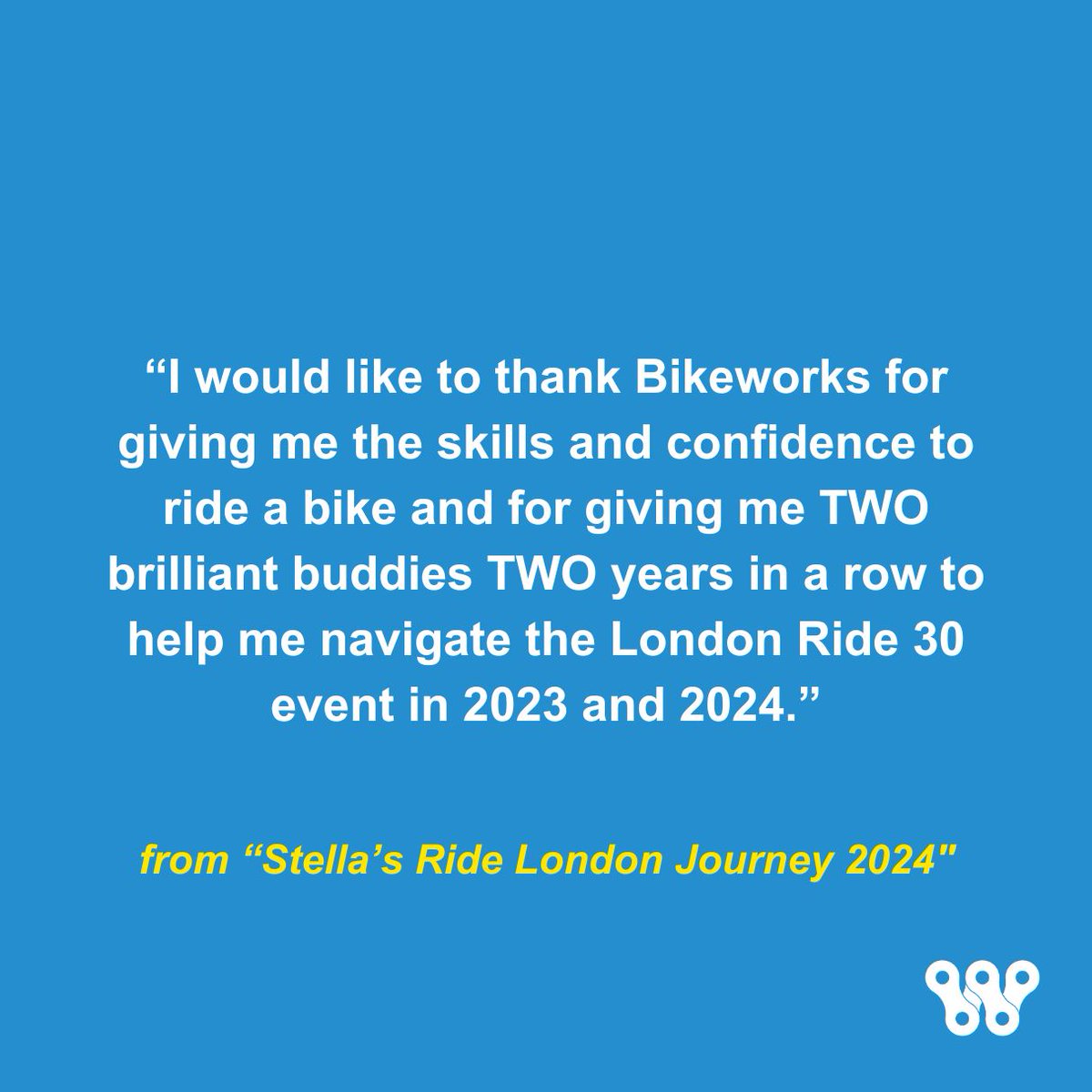 Bikeworksuk's tweet image. Stella’s #RideLondon Journey is a tale of determination, collaboration &amp;amp; triumph.

Check out her story to discover the challenges &amp;amp; how she overcame them: ow.ly/ll4p50TvXyx

It’s an inspiring &amp;amp; honest account of what can be achieved when we lift each other up #InclusionWeek