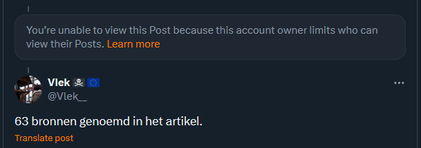 Vlek__'s tweet photo. @charlesdebrux @dubbelspleet @demorgen https://t.co/B9io78eNjB