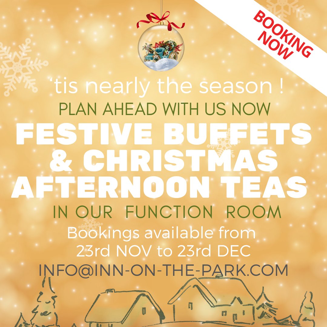 InnonthePark1's tweet image. It is #nearlytheseason #Christmastime #buffets and #afternoontea time to indulge and enjoy #parklife #stalbans