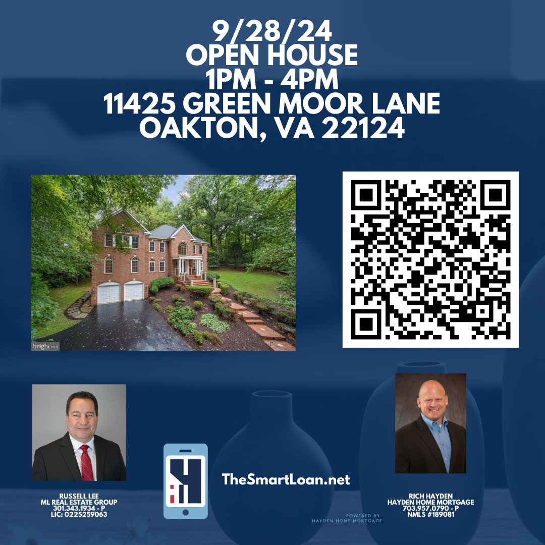 Let's not forget about this gem in Oakton! Stop by and see Russell Lee this afternoon!

<a href="/ML/">ML</a> Real Estate Group 
#mortgage
#mortgagetips
#homebuyer
#virginiamortgage
#virginiamortgagebroker
#realestate