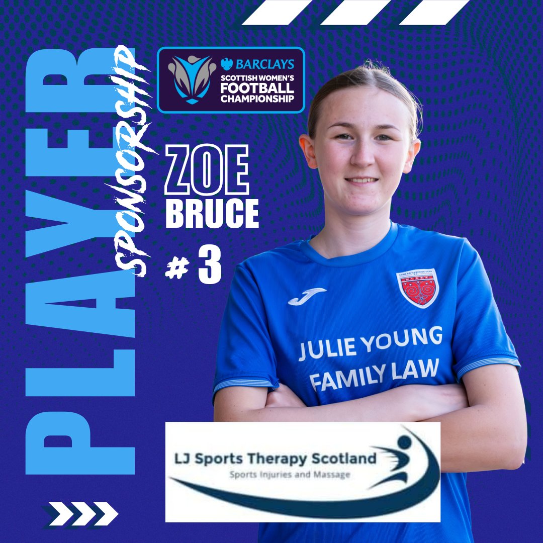 Farmington_FC's tweet image. 2024/25 Player Sponsorship Secured | Zoe Bruce 

Thanks to LJ Sports Therapy Dundee for their support for the season ahead 💙⚽️.

#fclub @BarclaysUK @SWFChampionship   #supportwomensport #localbusinesssupport