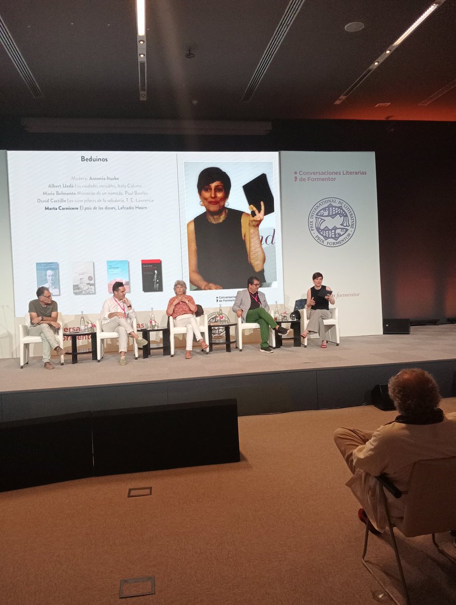 Cerramos la mesa Beduinos en las #ConversacionesFormentor 2024 con la intervención de <a href="/CarniceroMarta/">𝙼𝚊𝚛𝚝𝚊 𝙲𝚊𝚛𝚗𝚒𝚌𝚎𝚛𝚘 𝙷𝚎𝚛𝚗𝚊𝚗𝚣</a> hablando sobre 'El País de los dioses' de Lafcadio Hearn #Marrakech