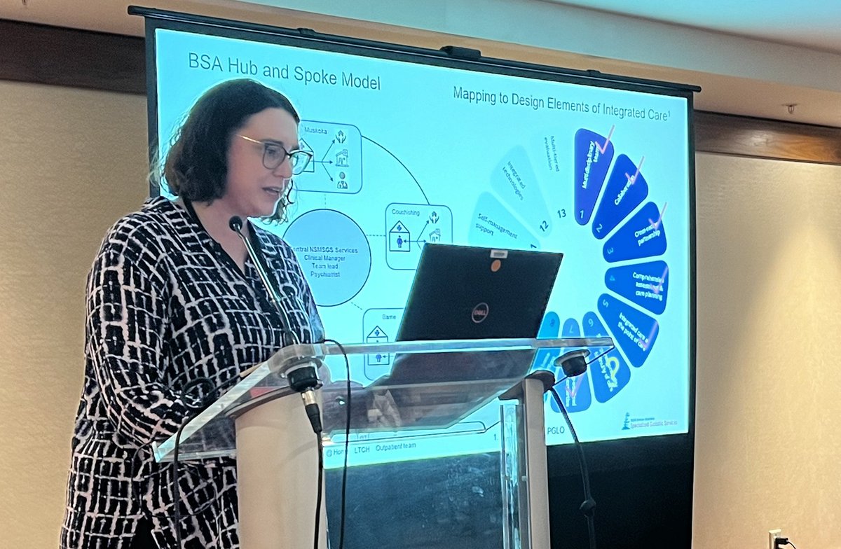 Finished day 1 of #CAGPCCSMH2024 with presentations focused on collaborative care including <a href="/NSM_SGS/">NSMSGS</a> Physician Lead, Dr. Katie Bingham, speaking on the Behaviour Success Agent program in NSM acute care hospitals. 👏🏻 

Day 2 begins soon! 

<a href="/BarrieGeriLead/">Sandra Easson-Bruno 🇨🇦</a> 
<a href="/WaypointCtr/">Waypoint</a> 
#nsmsgs