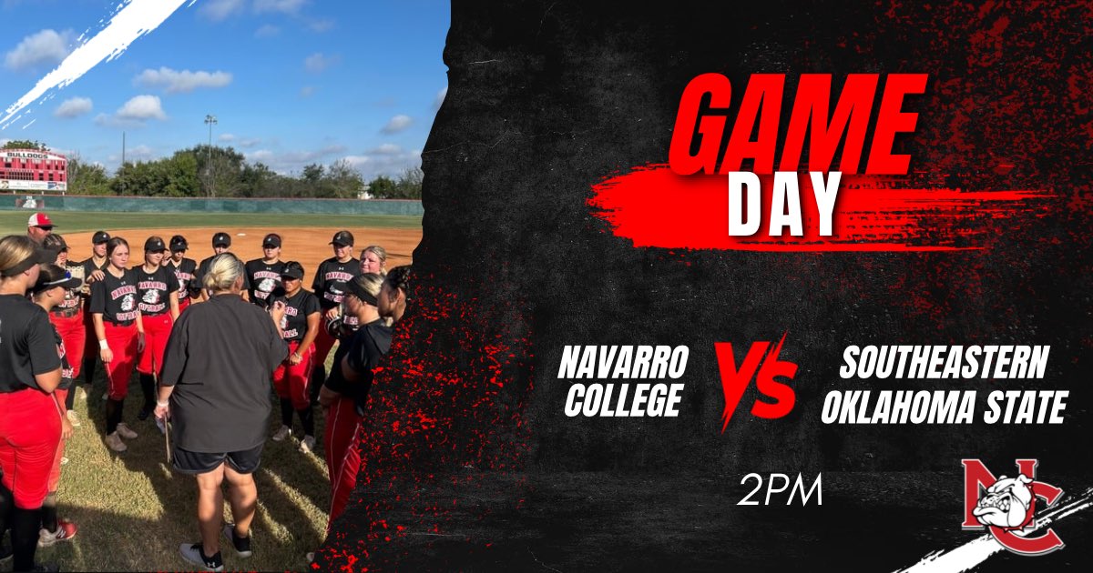 GAMEDAY!

🆚Southeastern Oklahoma State
⏰2:00 p.m.
🏟️SE Softball Field