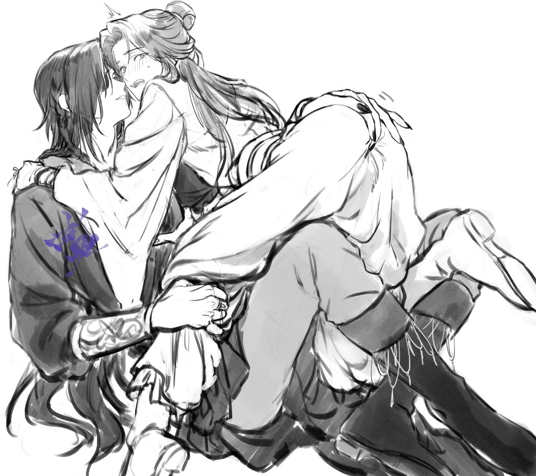 ご機嫌城主とあられもない状態な殿下
＃TGCF #天官賜福