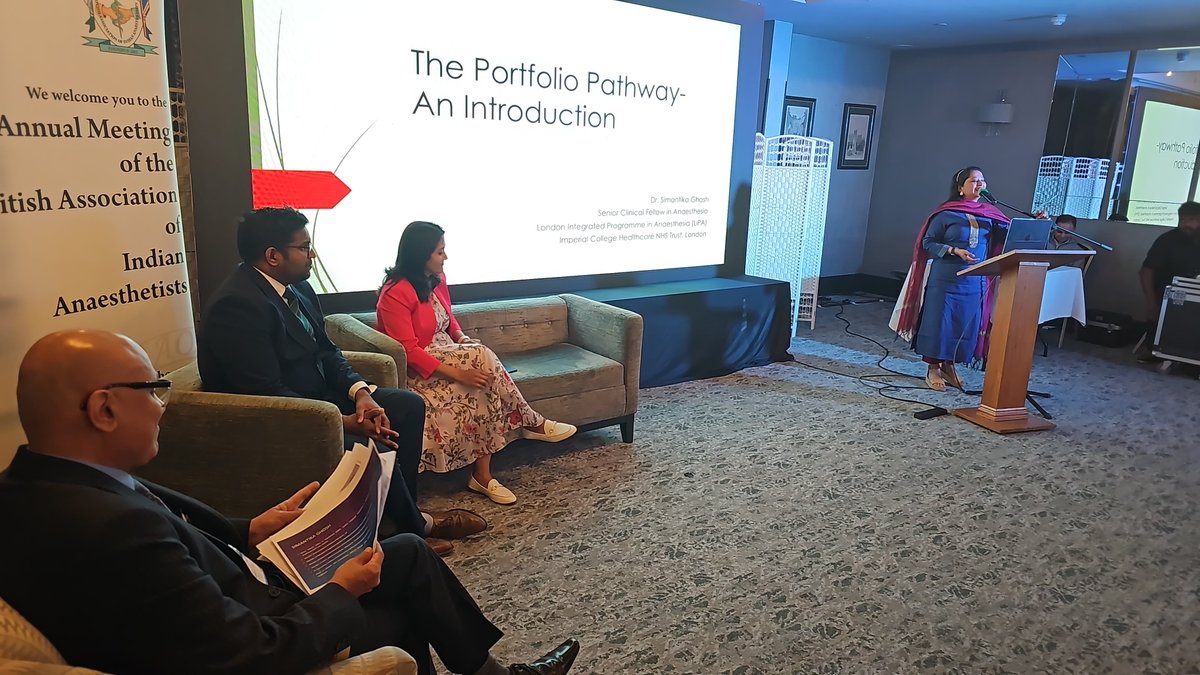 Dr Ratnasingham, Dr Jadhav and Dr Ghosh explored navigating the portfolio pathway (CESR) and fellowship programs. Invaluable advice for career progression! #BAIOA2024 #MedicalCareers #CESR