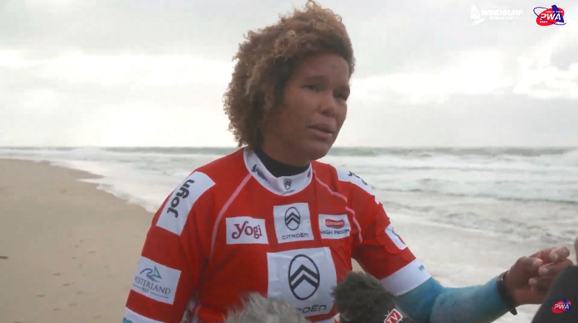 Continentseven's tweet photo. Sarah-Quita Offringa takes the win in the single elimination wave final in #Sylt #Germany #windsurfing CONGRATS!!! #waves https://t.co/MeaNBspC5x