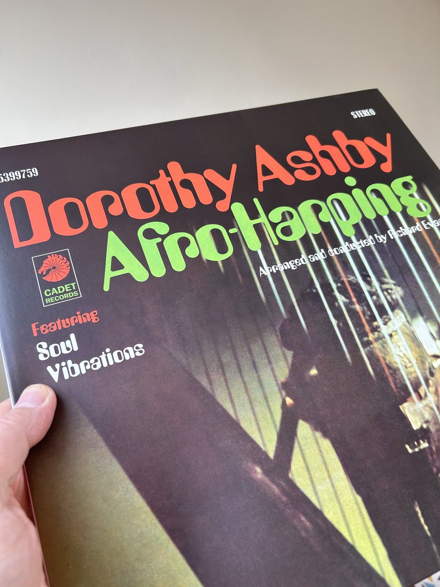 Fabulous sounds from Dorothy Ashby! Delighted with my pick up from ⁦<a href="/SGR_RecordCafe/">Some Great Reward</a>⁩