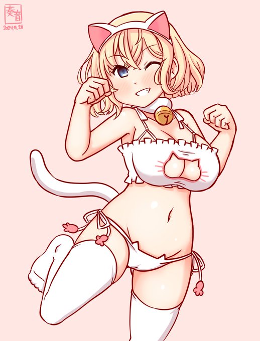 「地味にいいでしょ? 気に入ってるの!
 …え、ぜんぜん地味じゃない? 
 んー、そうかしら。
 だってほら、他のカンムスだって…」

#艦これ版真剣お絵描き60分一本勝負_20240928
#グロワール

※遅刻+20分 