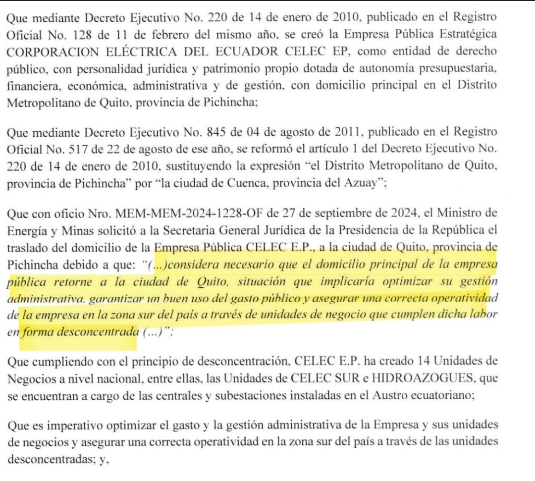 jotalloretv's tweet photo. #Azuay Somos el corazón energético del país, cuando hay problemas todos los ojos miran acá, de donde se alimenta gran parte de la energía del país.

Por ello, rechazamos el decreto del Presidente Noboa. Desde el sur enviamos un mensaje de unidad y fuerza en contra del centralismo, con el que buscan llevarse CELEC a Quito. La región que da luz, no puede permitir ser opacada por la oscuridad que vive el #Ecuador.