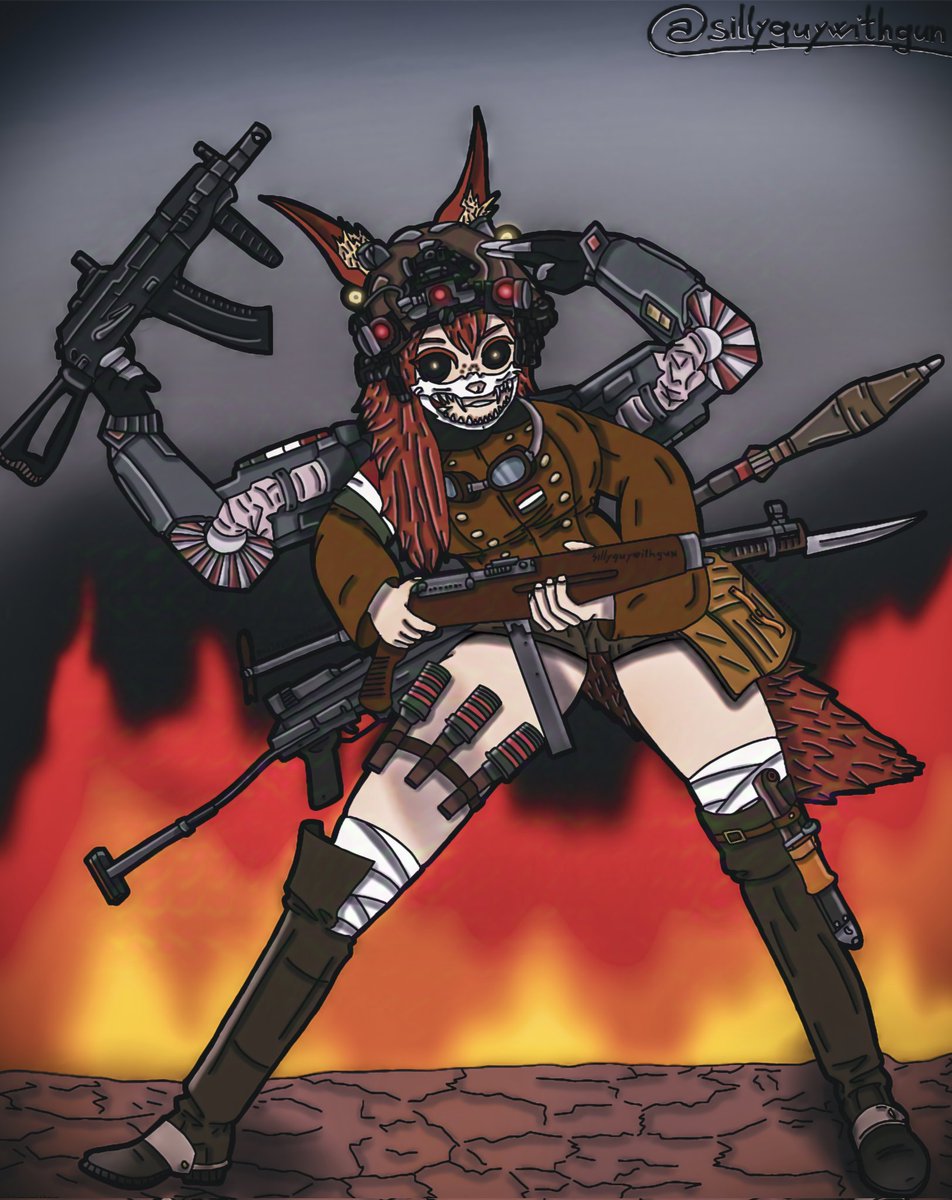 SillyGuyWithGun's tweet photo. #art #digitalart #drawing #draw #military #gun #weapon #guns #weapons #knife #bayonet #akbayonet #knifes #ak #submachinegun #machinegun #smg #hungary #uniform #militarywear #armyuniform #grenade #fox #foxgirl #ak54 https://t.co/8CmZprX0C9
