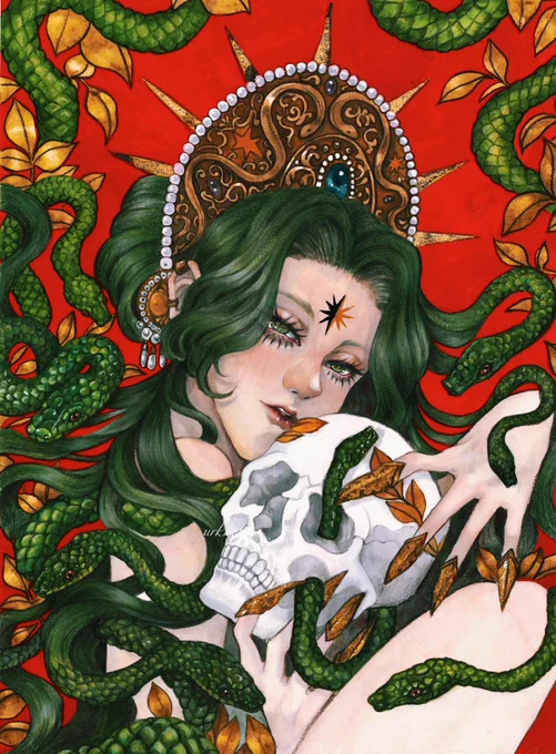 If you see this, QRT your art and tag some friends who draw! 自分の作品とオススメ作家さんを紹介するバトン頂きました     
