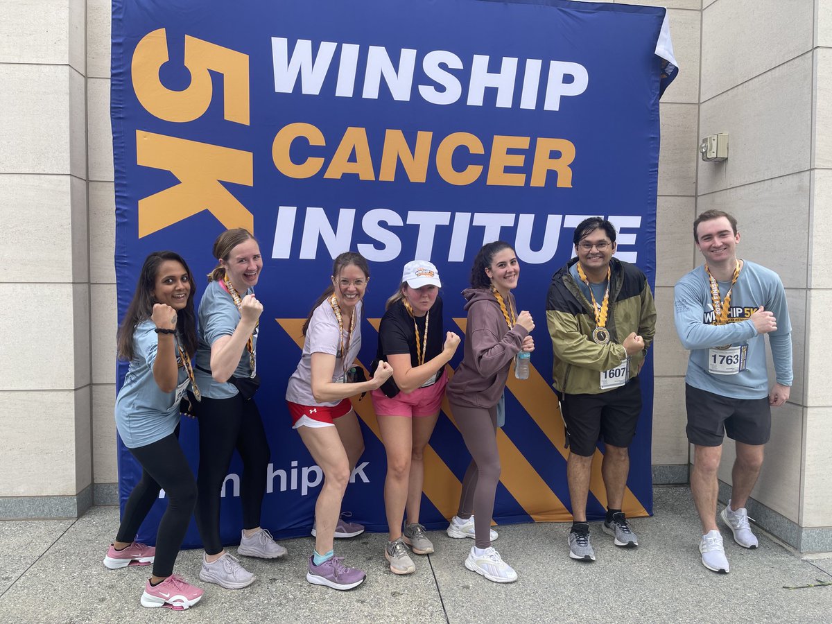 Paulos lab ⁦<a href="/PaulosLab/">Paulos Lab</a>⁩ representing ⁦<a href="/Winship5K/">Winship 5K</a>⁩ ! ⁦<a href="/WinshipAtEmory/">Winship Cancer Institute of Emory University</a>⁩ ⁦<a href="/megen_wittling/">Megen Wittling</a>⁩ ⁦@MeganMWyatt⁩
