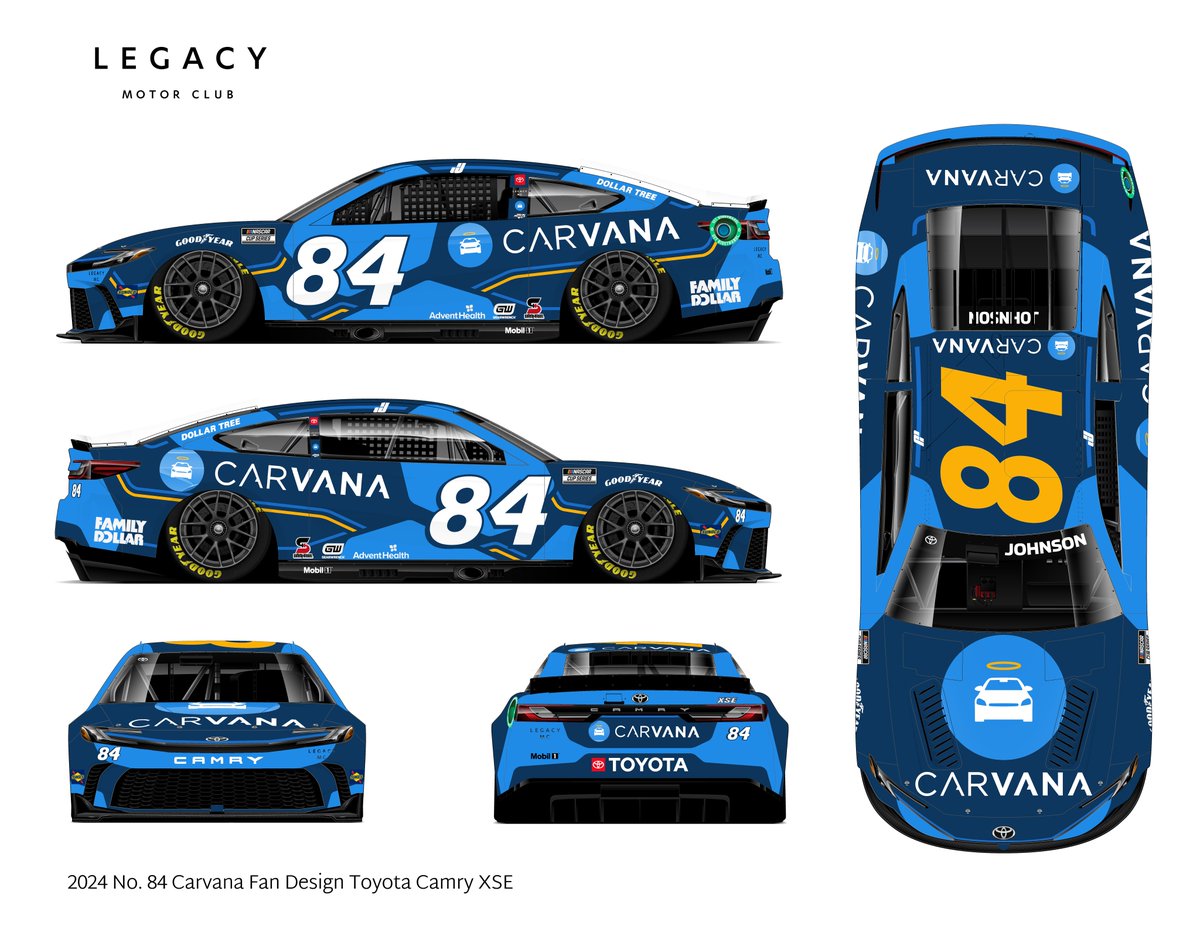 The Blue Gemstone of the West 
<a href="/CarvanaRacing/">Carvana Racing</a> #CarvanaFanDesign