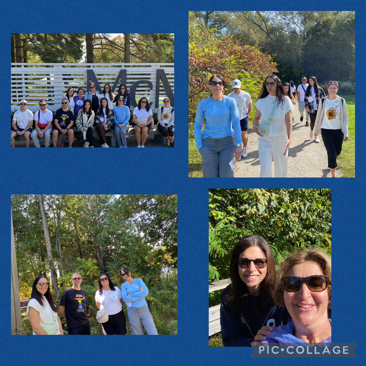 Our staff gathered as Pilgrims of Hope for our Faith Day as we  took in Canadian art, prayed, reflected and walked together at the McMichael Art Gallery.