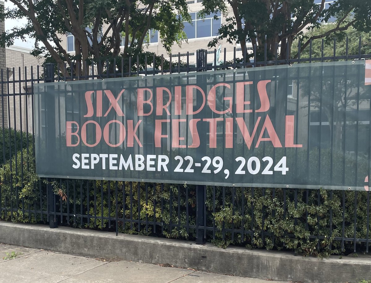 I’ll be at the <a href="/SixBridgesFest/">Six Bridges Book Festival</a> today talking books with <a href="/elicranor/">Eli Cranor</a> at the Ron Robinson theater at 2:30pm. If you’re around, come hang out. Register here: events.cals.org/event/11764211