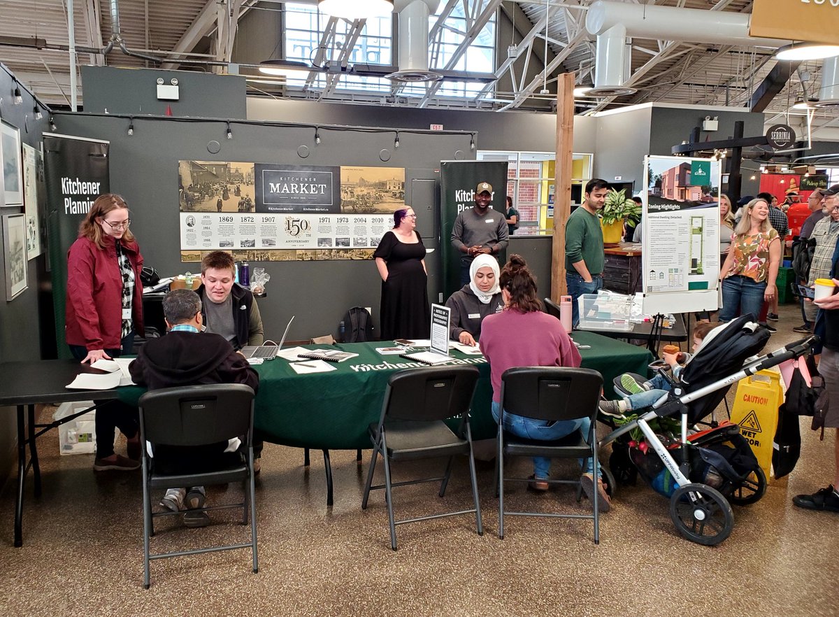Interested in building additional units on your property? Join us today for our pop-up planning counter at the Kitchener Market!