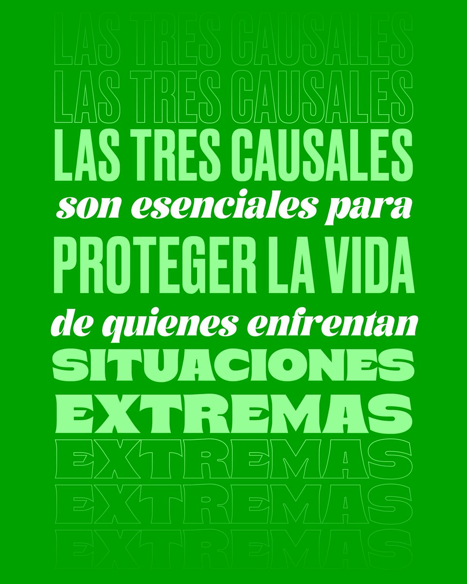 MT <a href="/rd3causales/">rd3causales</a> En nuestro país, el aborto está penalizado incluso cuando la vida de la mujer está en riesgo. Ya es hora de hablar de las verdaderas providas, porque el derecho a la salud es un derecho humano, no un capricho. #LasCausalesSalvanVidas #28S