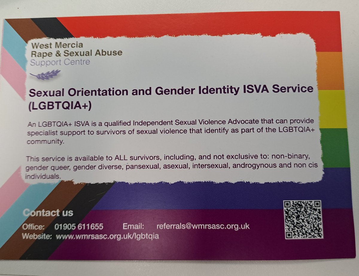 Worcester SNTs (@worcestercops) on Twitter photo Dropped into <a href="/WorcesterPride/">Worcester Pride</a> on patrol today and found our amazing partner agency promoting their essential work: West Mercia Rape and Sexual Abuse Support Centre <a href="/WMRSASC/">West Mercia RC</a> Dropped into <a href="/WorcesterPride/">Worcester Pride</a> on patrol today and found our amazing partner agency promoting their essential work: West Mercia Rape and Sexual Abuse Support Centre <a href="/WMRSASC/">West Mercia RC</a>
