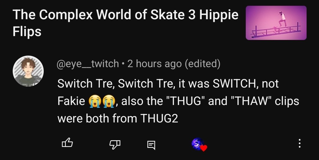 Yes switch tres, but idk how I went through footage and thought thug 2 was American wasteland. Or thought the two different clips I showed were not different games.