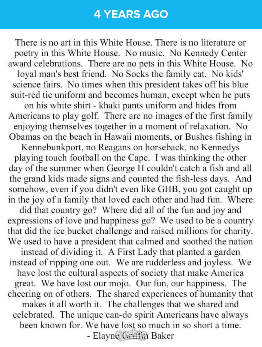 I can’t believe some people want to go back to this.