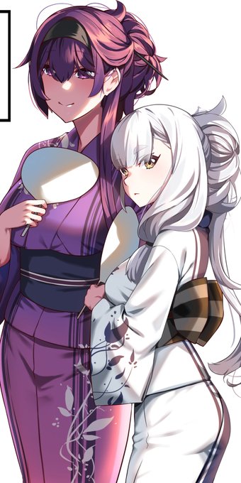 今月の作品は浴衣姿の夫婦。 