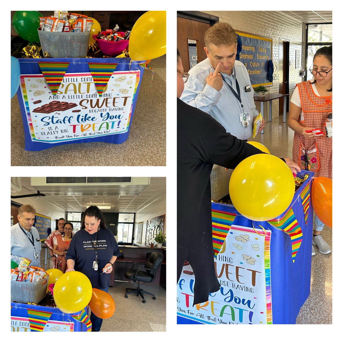 BarrickHisd's tweet image. 🌟✨ Barrick Elementary just wrapped up an incredible week celebrating our outstanding staff! 🎉 Let's keep shining a light on those who inspire our young minds every day! 💫 #BarrickElementary #StaffAppreciation #InspiringSuccess