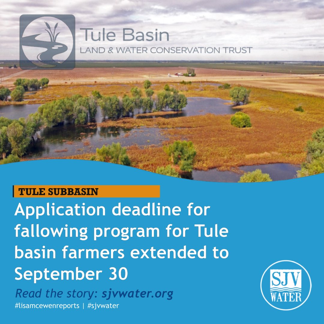 SJVWater's tweet photo. Lisa McEwen reports: https://t.co/7Ndf9Uc06t #tulesubbasin #fallowing #lisamcewenreports #sjvwater https://t.co/noItUn8FVL