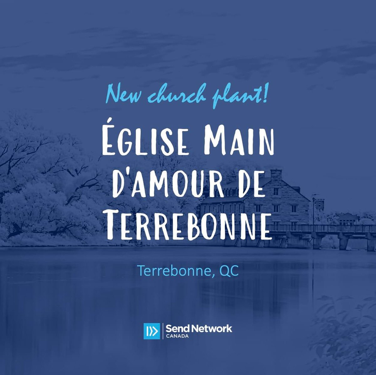 Église Main d'amour de Terrebonne is our newest church plant in Québec! Pray for Pasteur Jonathas Dulysse &amp; Marie Lucie Dorvéus and this new church as they serve the Francophone &amp; Creole speaking community in their suburban Montréal city.

#SendMontreal #CNBCQuebec <a href="/sendmontreal/">Send Montreal</a>
