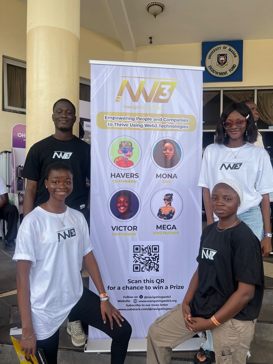 NavigatingWeb3_'s tweet photo. Intern couldn’t go to Singapore, but intern is actively at the @IbadanTechExpo.

Spot intern for a smol gift 😄😄 https://t.co/fMqE24PeoP