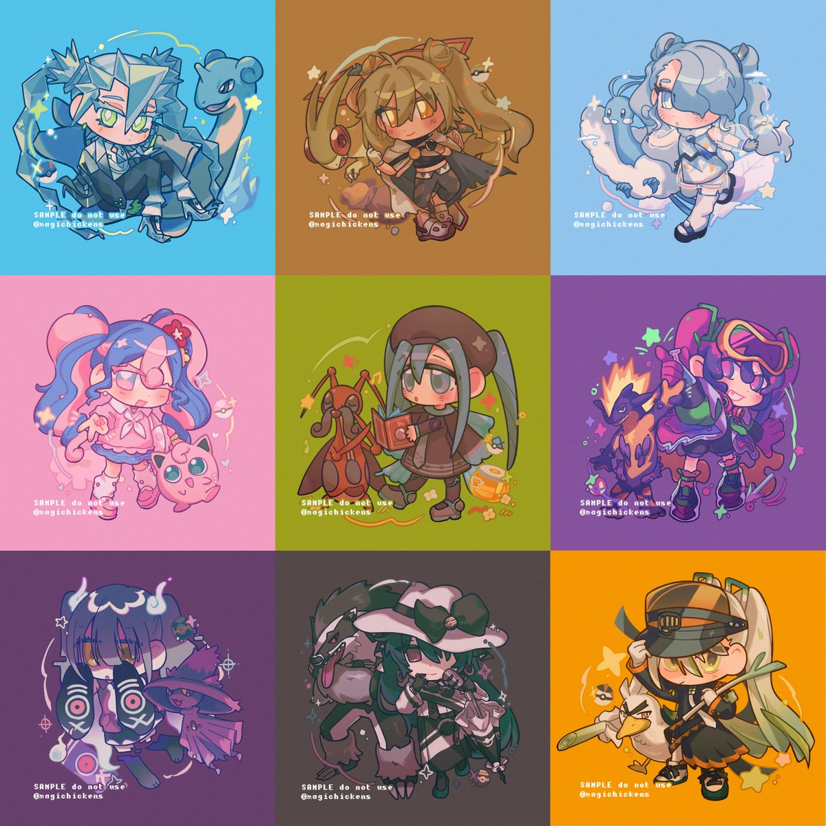 some recent pokemikus... ❣️