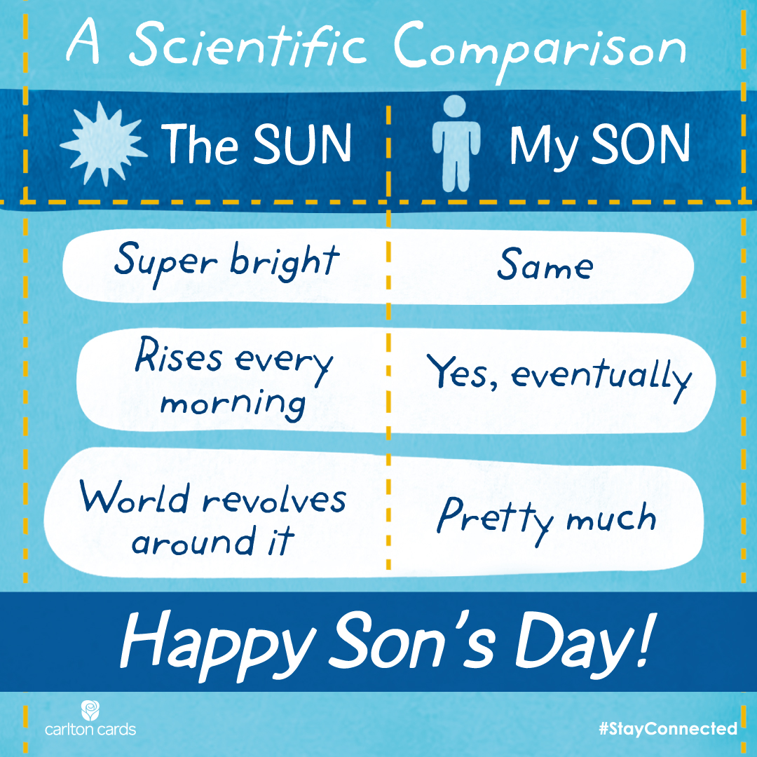 Happy Son's Day! #sonsday #family #love #stayconnected