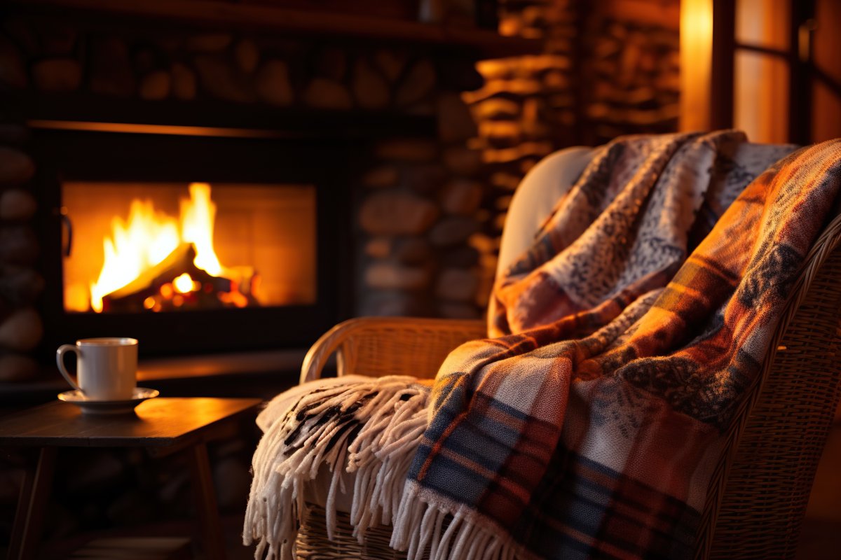 Brrr! It's going to be a cool one tonight across the UK! 🌬 Time to light up a cosy fire and snuggle up with a good book or your favorite movie. 🔥📚🍿  #UKWeather #CozyNights #Fireplace #WinterVibes
