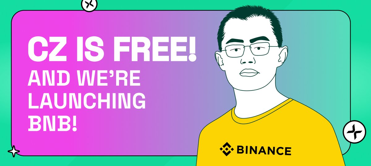 sentex_xyz's tweet image. @cz_binance is free and we’re launching $BNB!

Binance Coin is the native cryptocurrency of the @binance ecosystem, with over 230 million users globally.

$BNB is used for transactions on the Binance Smart Chain, token sales on Binance Launchpad, paying for services, and as…