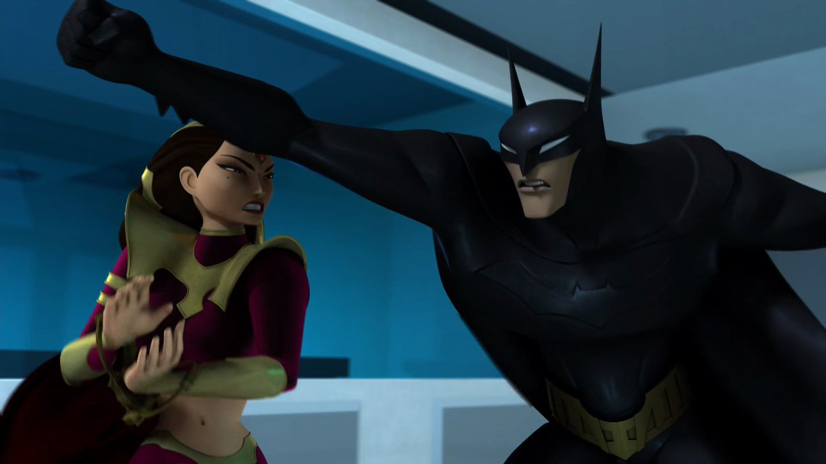 worldsfinest's tweet photo. The Beware The Batman episode "Sacrifice" debuted on this day (Sept. 28) in 2013. Another strong episode from this overlooked cartoon, Anarky traps Batman, Katana, and Lady Shiva in a lab and releases a deadly virus that could mean doom for all of Gotham! #Batman #BewareTheBatman https://t.co/l73VkSqdGF