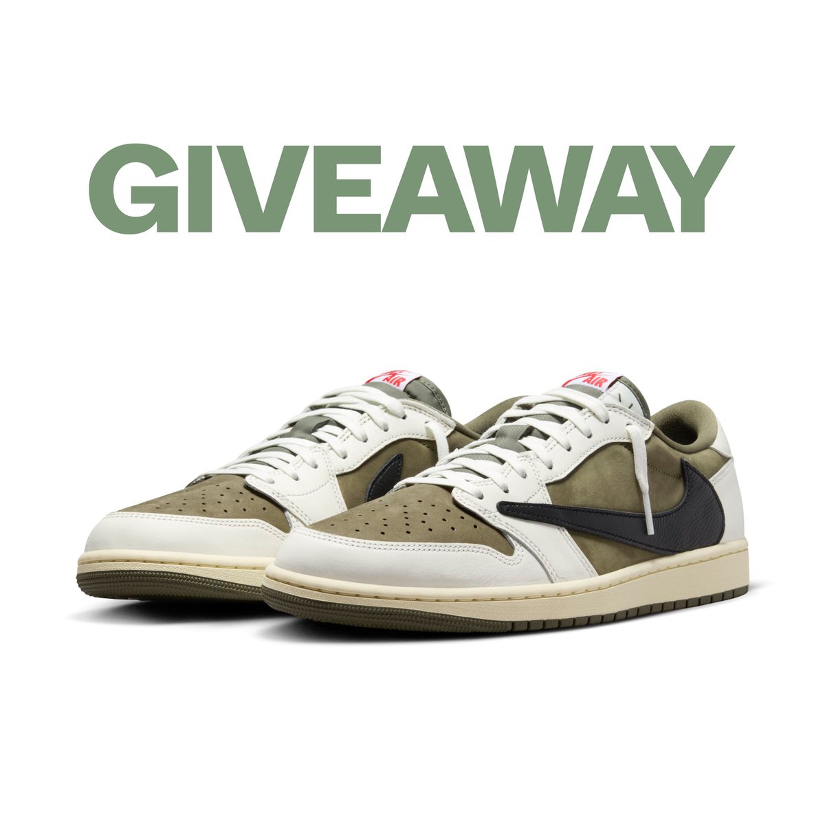 SNKRS STOCK (@snkrsstock) on Twitter photo 🚨 GIVEAWAY 🚨
🌵 Air Jordan 1 Low x Travis Scott "Medium Olive" 🌵
Rules:
- Retweet & LIKE this tweet ❤️♻️
- Follow <a href="/onelegshort/">one leg short</a> <a href="/low_price_deal/">every day deals</a> @eldenmonitors <a href="/eldensoftware/">Juliet</a>
- Comment your size when done📝
The winner will be randomly chosen in 48 HOURS!
GOOD LUCK🤞 🚨 GIVEAWAY 🚨
🌵 Air Jordan 1 Low x Travis Scott "Medium Olive" 🌵
Rules:
- Retweet & LIKE this tweet ❤️♻️
- Follow <a href="/onelegshort/">one leg short</a> <a href="/low_price_deal/">every day deals</a> @eldenmonitors <a href="/eldensoftware/">Juliet</a>
- Comment your size when done📝
The winner will be randomly chosen in 48 HOURS!
GOOD LUCK🤞