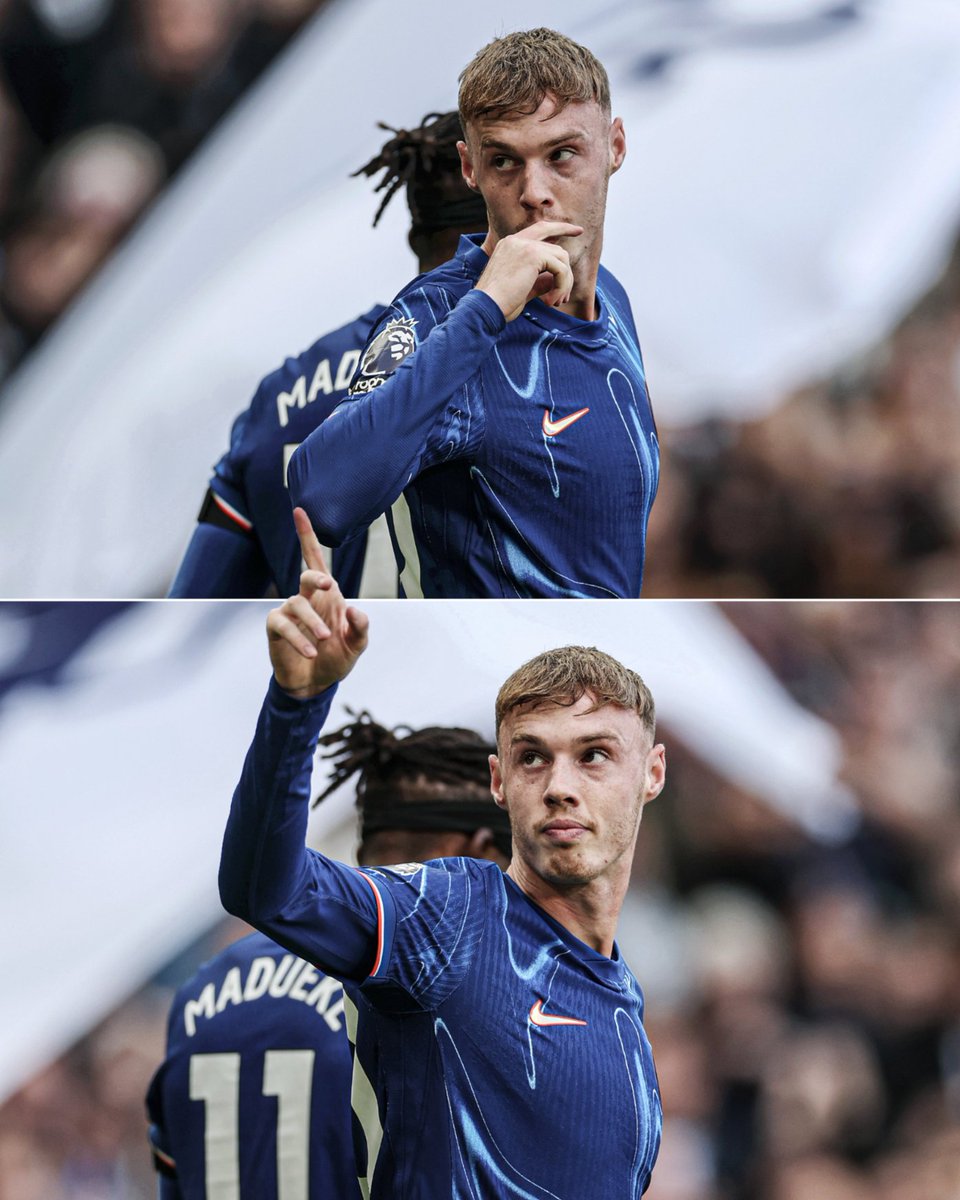 ESPNUK's tweet photo. The first player in Premier League history to score four goals before half-time in a single game.

Cold Palmer 🥶 https://t.co/GgODOnjujr