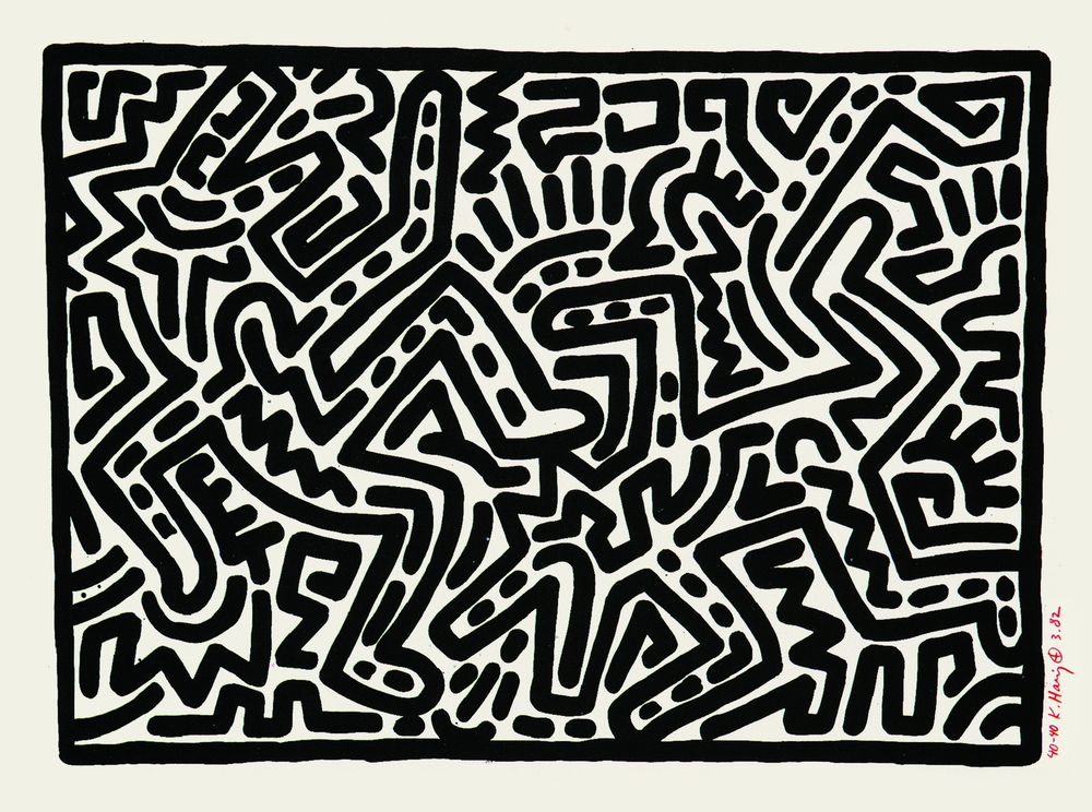 RIXSN81's tweet photo. @gunsnrosesgirl3 looks like what Keith Haring did in the 1980ies.... https://t.co/XjT1OgtRpi