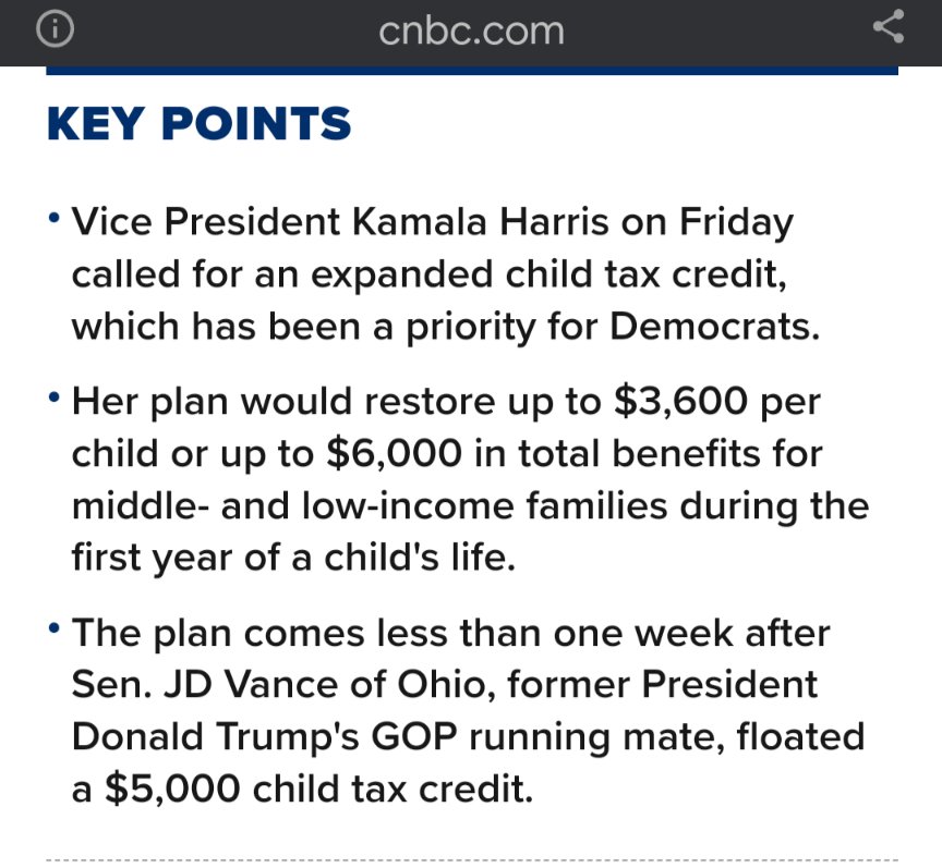 gfarley75's tweet image. Except that you don't get any of that money up front. I'm an accountant...allow me to explain:

You get the $6k when you file your tax return for the year the baby is born, so if your baby is born in 2025, you get that tax credit when you file your tax return in the Spring of…