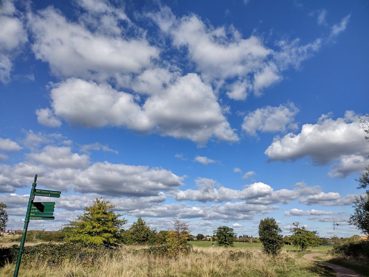 The skies above Lordship Recreation Ground this afternoon <a href="/LordshipRec/">Lordship Rec Friends</a>