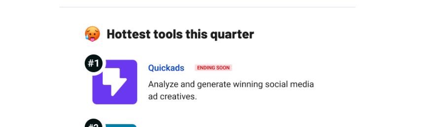 Quickads_ai's tweet image. Hottest app of the quarter 👍🥃🙋‍♂️

No it’s not us saying, it’s customers at appsumo saying.

We are humbled that our bootstrapped venture can reach this scale 🙏