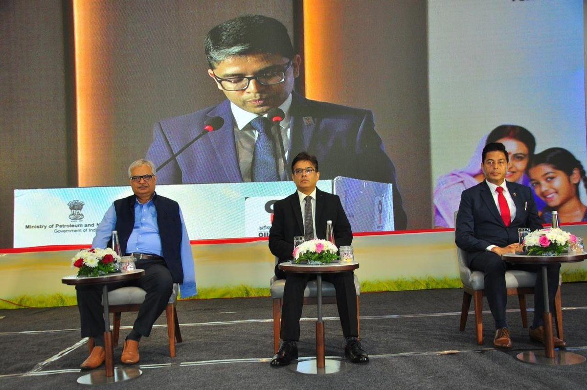 Shri Ranjan Goswami ED (BD), OIL highlighted the importance of #CBG in the narrative of #sustainability &amp; #energysecurity of India. Key discussions highlighted CBG’s potential to boost India’s energy security while addressing #wastemanagement issues. 
#OilIndiaLimited #oilindia