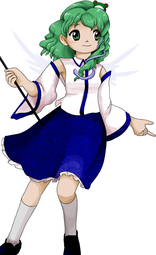 dailytouhous's tweet photo. The Touhou of the day is: Sanae Kochiya! https://t.co/1oVkuCUTCY