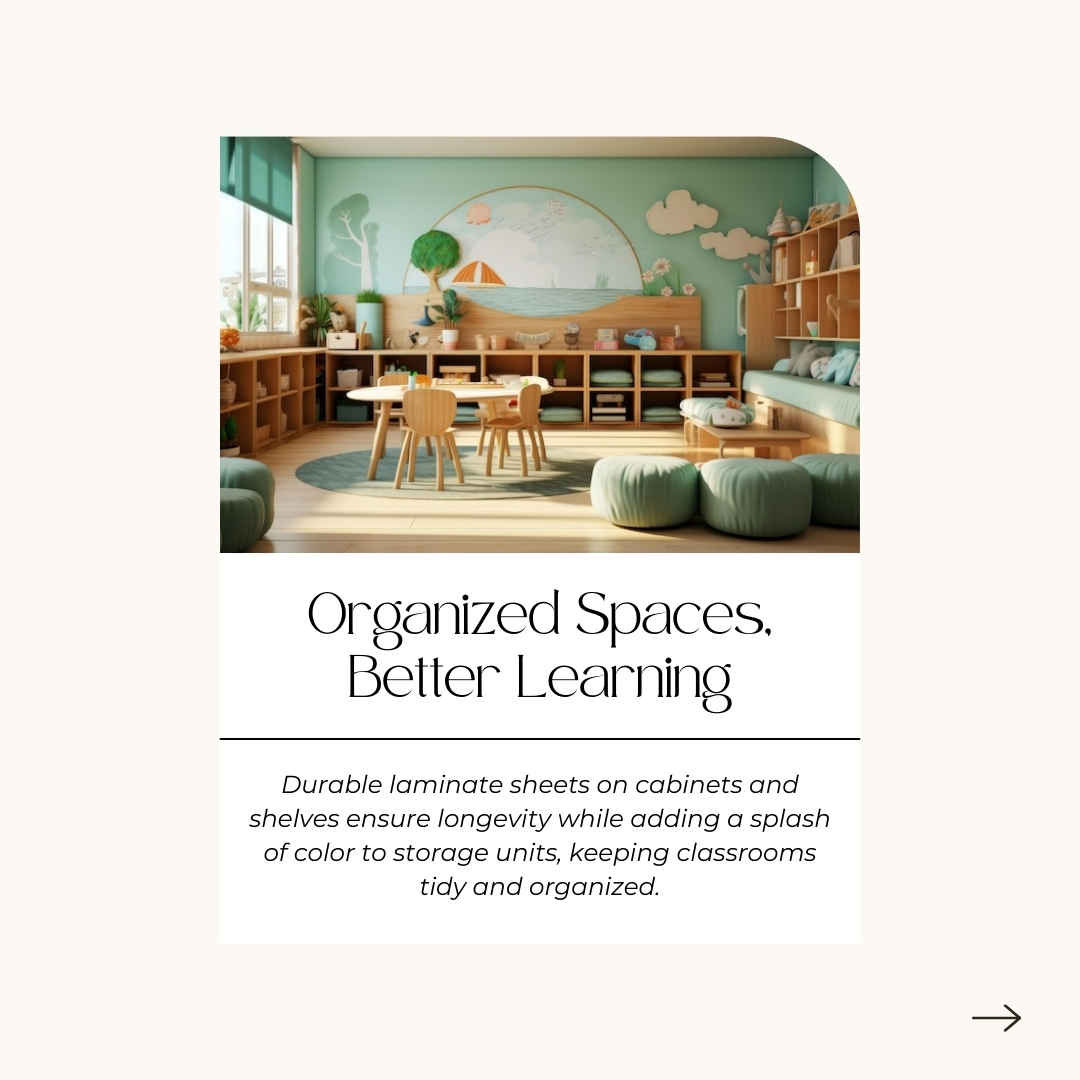 MakersLaminate's tweet image. Shaping brighter and smarter schools! From colorful classrooms to resilient play areas, laminate sheets are perfect for creating fun, durable, and easy-to-maintain spaces for kids to learn and grow. 
makerslam.com

#SchoolInteriors #ClassroomDecor #DurableDesign