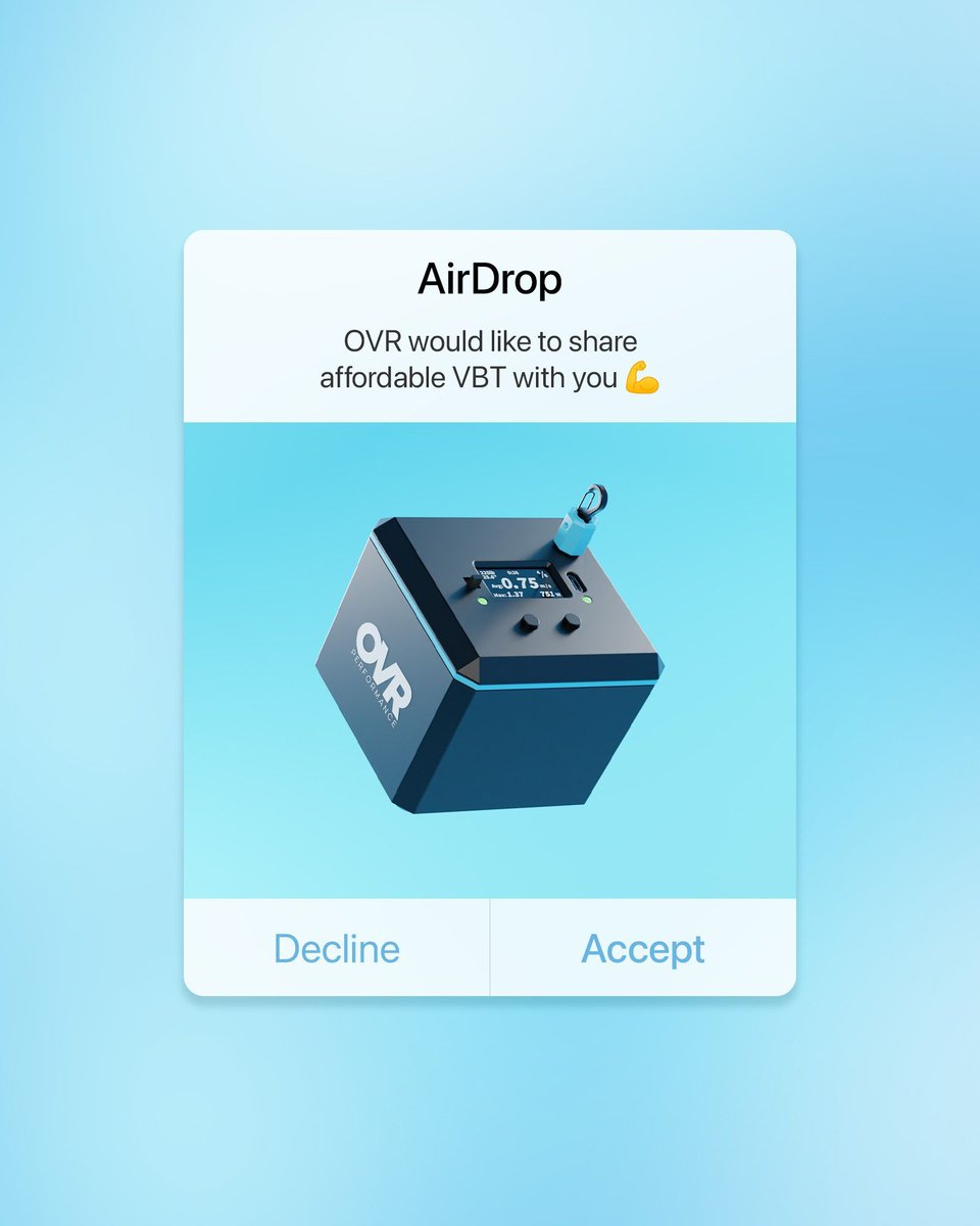 OVRPerformance's tweet image. Affordable VBT is HERE #MetricsMadeEasy