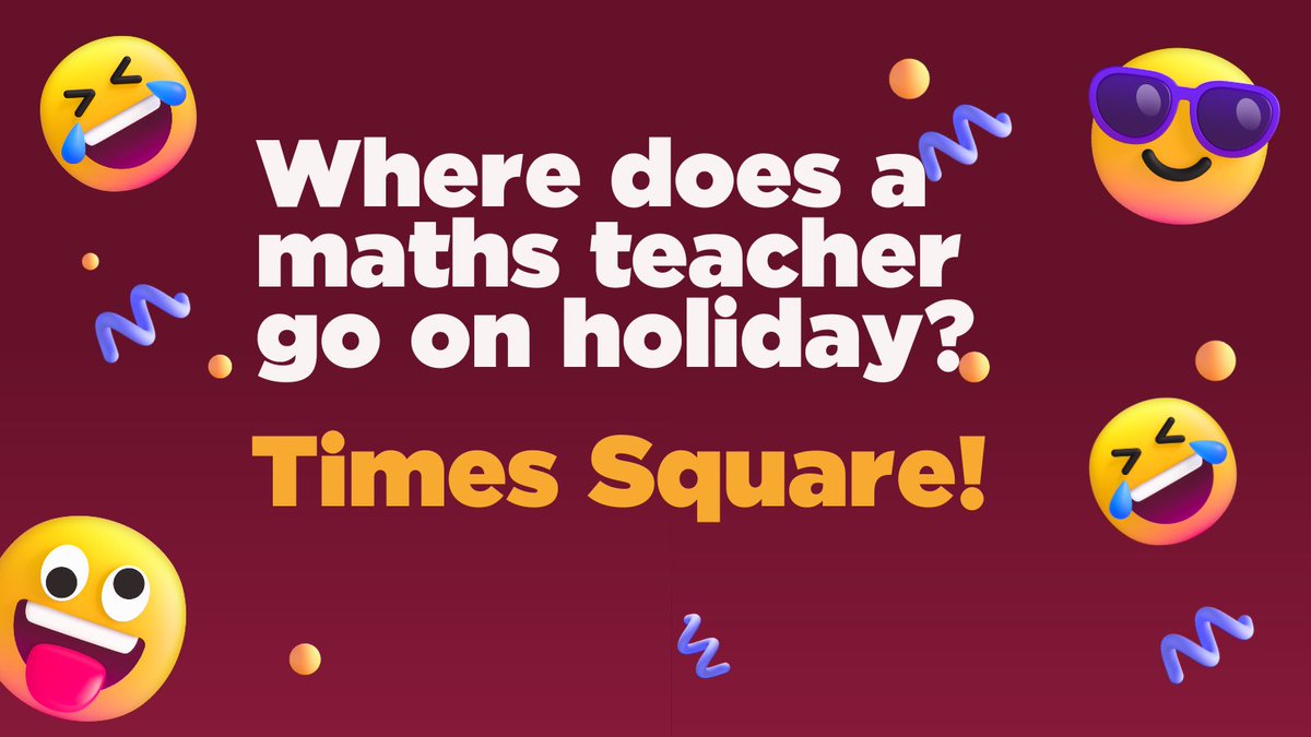 edscot_maths's tweet image. Time for our weekend #MathsWeekScot joke. Do our friends at @mathsinside have a favourite maths joke to share?

If you are out and about this weekend why not get your camera and take part in the #MathsInside photo competition 📸 📱 More info here: mathsinside.com