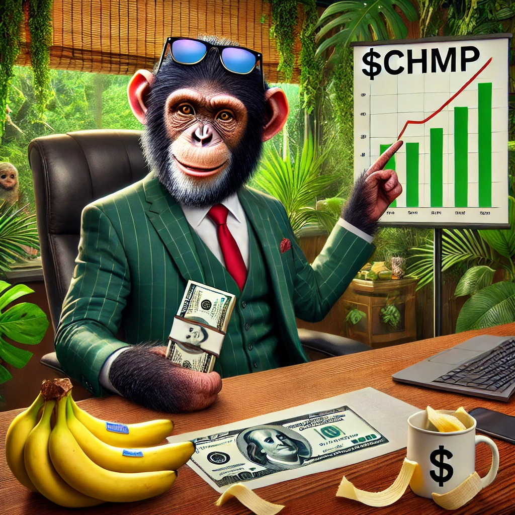 CheekyCHMP's tweet photo. 💡 CHMP Tip of the Day: Don't take financial advice from a monkey... unless it’s us. 🐵💸
We’ve got the bananas AND the bags! 🍌🚀
#MemeTokenWisdom #CHMP #ApingSmart https://t.co/EaFIqYa5cP