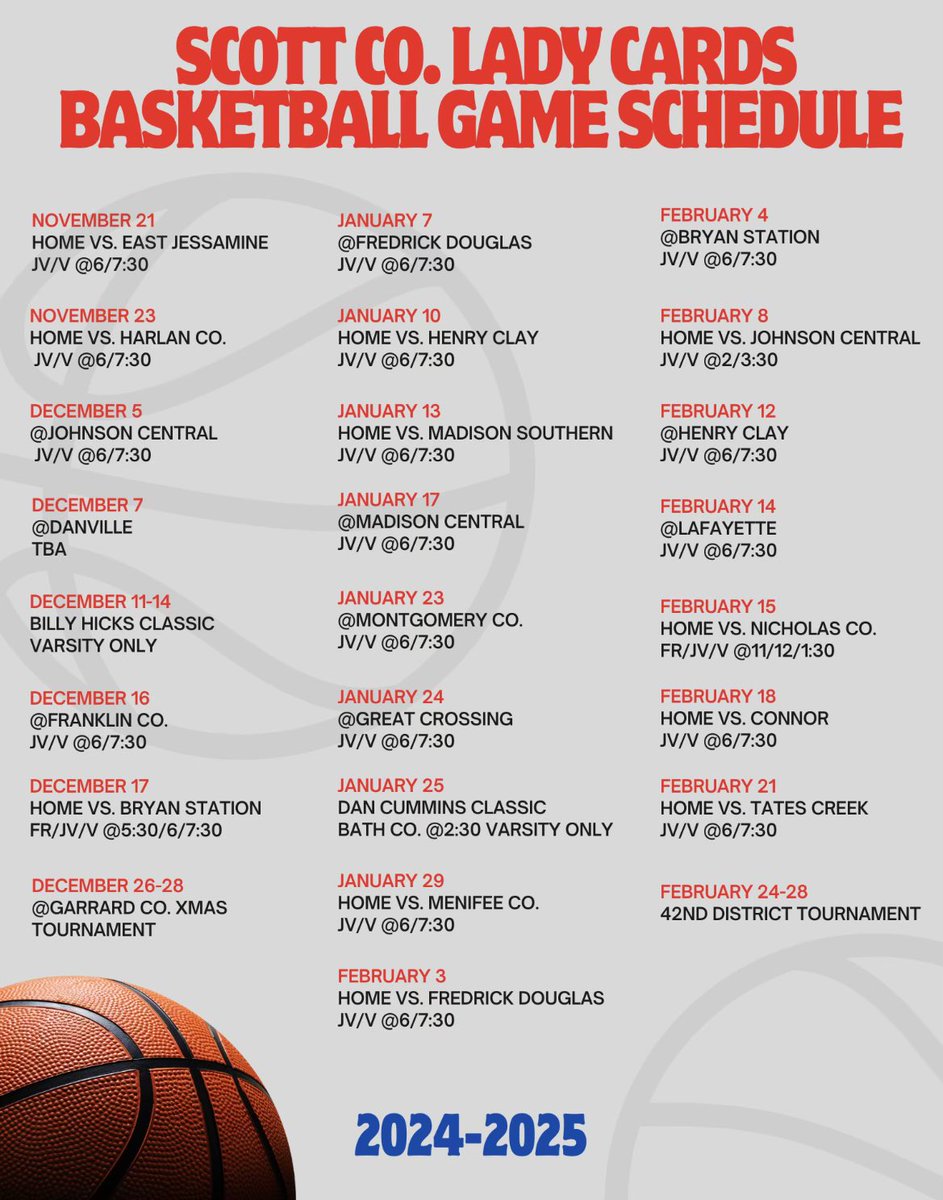 LadyCardsSCHS's tweet photo. Lady Cards Upcoming Season 2024-2025
#Family #Intensity #NewEra 
@oaksie72 
@peterwiKY 
@KYINhoops 
@KY_PrepReport 
@PGHKentucky 
@PrepHoopsKY 
@bluegrass_score 
@NextUpRecruits 
@kybigthings 
@JosephDecker23 

 Lady Cards Upcoming 2024-2025 https://t.co/2if8sWtr4G