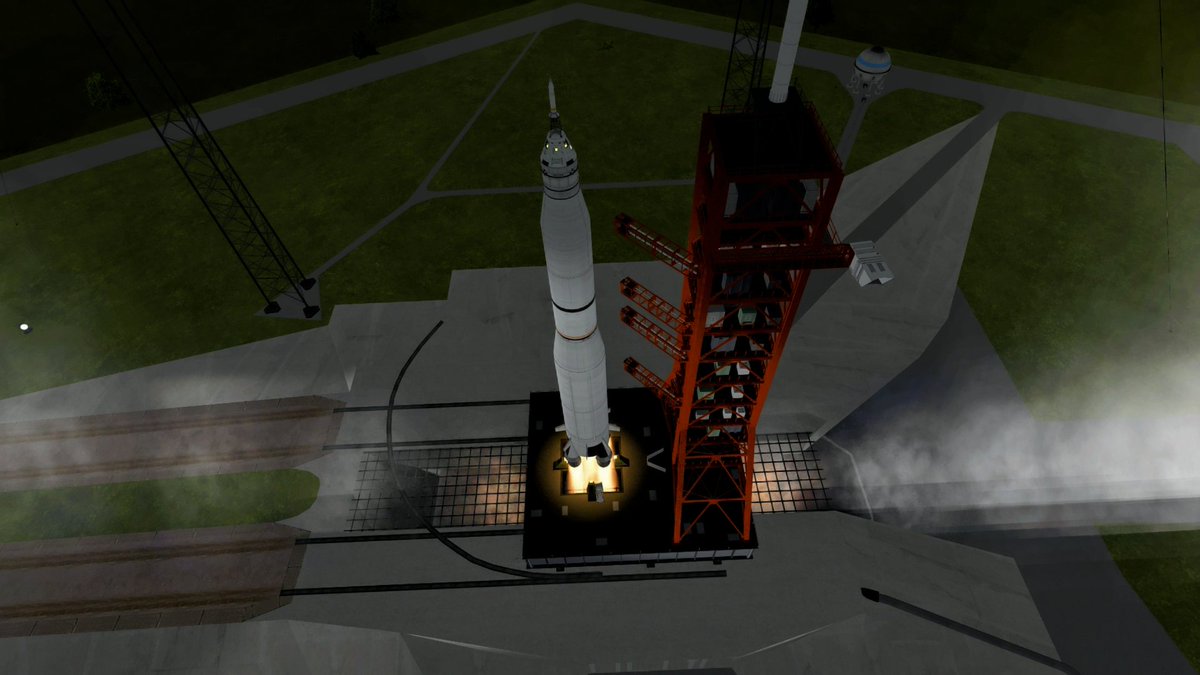 N0THING2IT's tweet photo. Liftoff! #ksp https://t.co/MfKlQcrkcS
