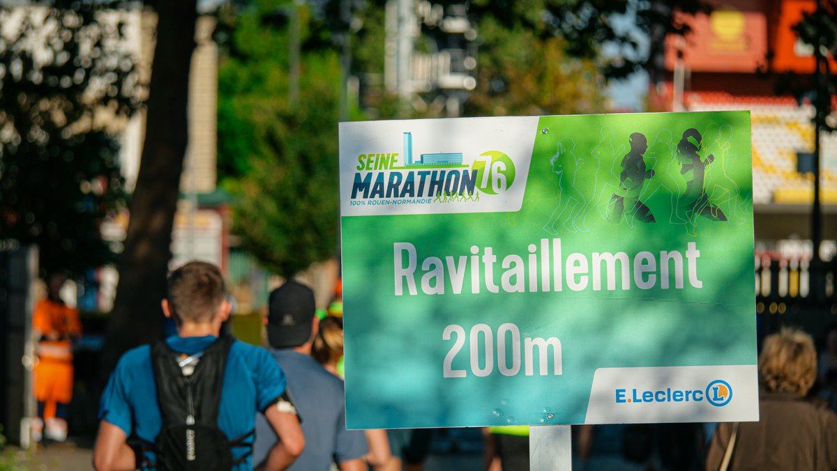 Des ravitaillements vous seront proposés par e Leclerc de Bapeaume les Rouen , tous les 5KM sur l’ensemble du parcours. 

📍Vous pourrez y retrouver des produits liquides et solides pour faire le plein d’énergie 💪🏻⚡️
  
Plus de détails sur le guide du participant.